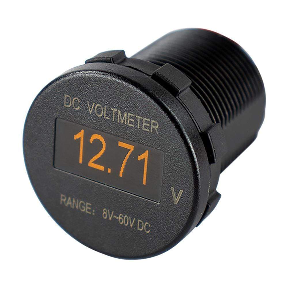 Sea-Dog Qualifies for Free Shipping Sea-Dog Round OLED Voltmeter #421600-1