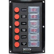 Sea-Dog Qualifies for Free Shipping Sea-Dog Splash Garde Vertical 6-Gang Rocker Switch Panel #424116-1