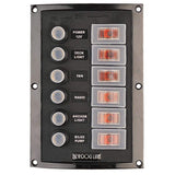 Sea-Dog Qualifies for Free Shipping Sea-Dog Splash Guard Circut Breaker Panel 6-Circut #424806-1