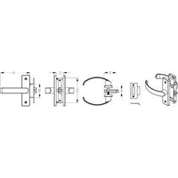 Sea-Dog Qualifies for Free Shipping Sea-Dog SS Door Handle Latch #221610-1