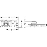 Sea-Dog Qualifies for Free Shipping Sea-Dog SS Locking Hasp #221155-1
