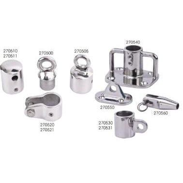 Sea-Dog Qualifies for Free Shipping Sea-Dog SS Stanchion Sleeve with Eye 7/8" #270530-1