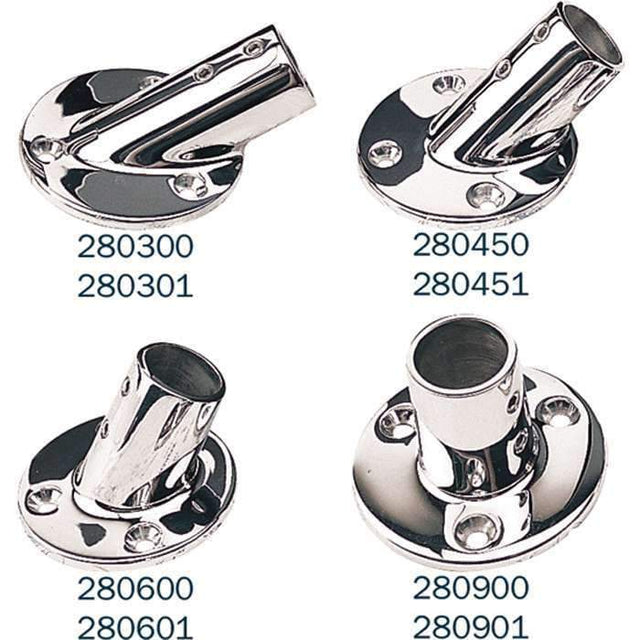 Sea-Dog Qualifies for Free Shipping Sea-Dog Stainless 30-Degree Round Base-7/8" #280300-1