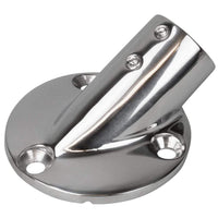 Sea-Dog Qualifies for Free Shipping Sea-Dog Stainless 30-Degree Round Base Rail Fitting #280301-1