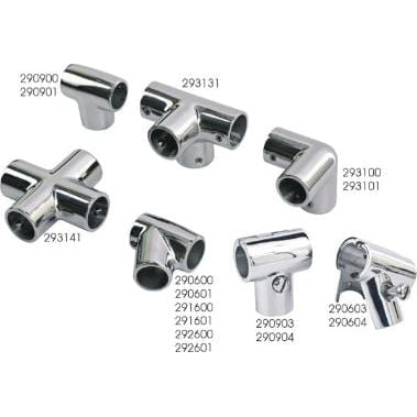 Sea-Dog Qualifies for Free Shipping Sea-Dog Stainless 4-Way Hand Rail Tee #293141-1