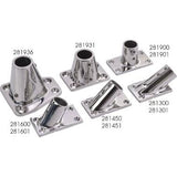 Sea-Dog Qualifies for Free Shipping Sea-Dog Stainless 45-Degree Rectangular B Rail Fitting #281450-1