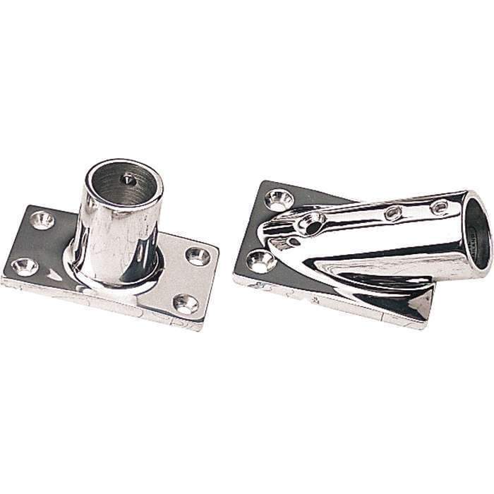 Sea-Dog Qualifies for Free Shipping Sea-Dog Stainless 90-Degree Rectangular Base 7/8" Tube #281900-1