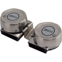 Sea-Dog Qualifies for Free Shipping Sea-Dog Stainless Steel Mini Compact Horn Twin #431120-1