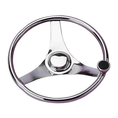Sea-Dog Qualifies for Free Shipping Sea-Dog Steering Wheel-Stainless with Integral Knob 13-1/2" #230323