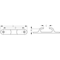 Sea-Dog Qualifies for Free Shipping Sea-Dog Straight Chock 6