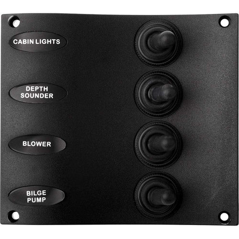 Sea-Dog Qualifies for Free Shipping Sea-Dog Switch Panel 4 Toggles #424604-1