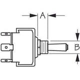 Sea-Dog Qualifies for Free Shipping Sea-Dog Switch-Toggle On-Off-On DPDT #420128-1