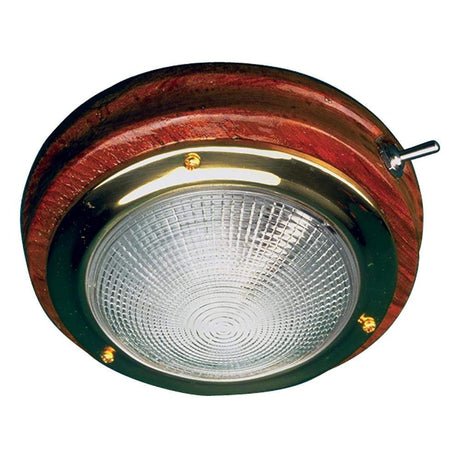 Sea-Dog Qualifies for Free Shipping Sea-Dog Teak LED Dome Light 5" Lens #400209-1