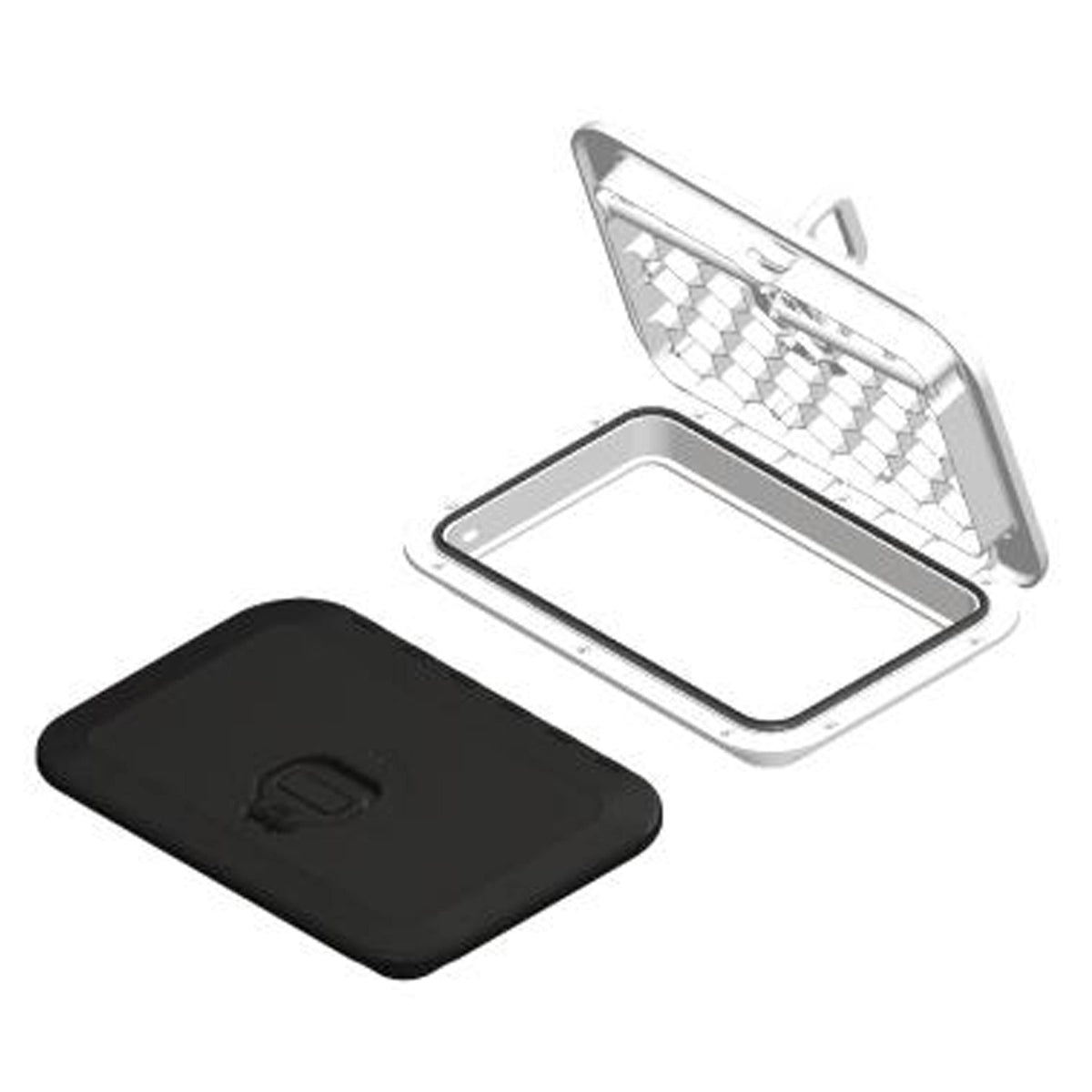 Sea-Dog Qualifies for Free Shipping Sea-Dog Triple Latch Rectangular Marine Hatch 10.25" 14" White #336520