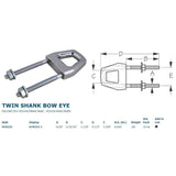 Sea-Dog Qualifies for Free Shipping Sea-Dog Twin Shank Bow Eye 5/16" x 3" #079233-1