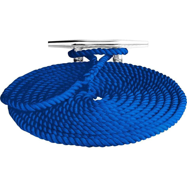 Sea-Dog Qualifies for Free Shipping Sea-Dog Twisted Nylon Dock Line 3/8" x 25' Blue #301110025BL-1