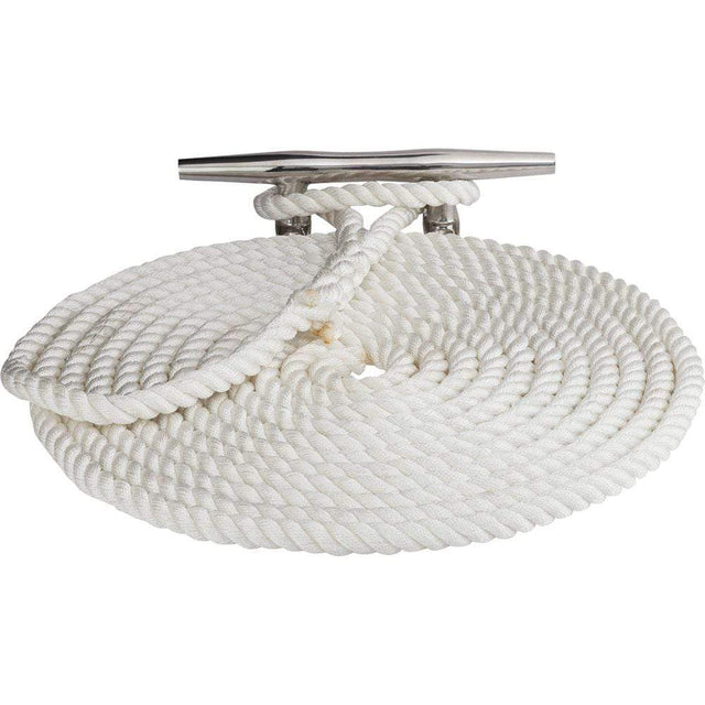 Sea-Dog Qualifies for Free Shipping Sea-Dog Twisted Nylon Dock Line 3/8" x 25' White #301110025WH-1