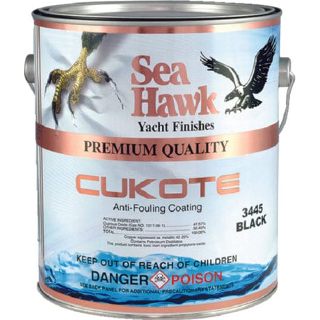 Sea Hawk Paints Qualifies for Free Shipping Sea Hawk Paints Cukote Black Gallon #3445GL