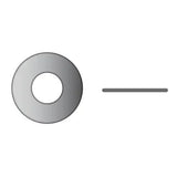 Seachoice Qualifies for Free Shipping Seachoice 1/2" Flat Washer OD 1/2" SS 50-pk #00998