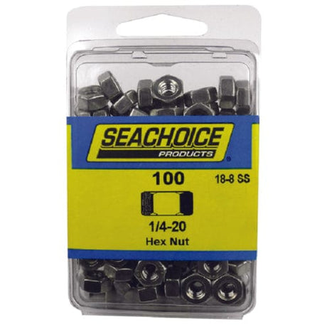 Seachoice Qualifies for Free Shipping Seachoice 1/4-20 Hex Nut 100-pk #59927