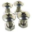 Seachoice Qualifies for Free Shipping Seachoice 1/4-20 Liscense Plate Machine Screws & Nut 4-pk #59923