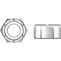 Seachoice Qualifies for Free Shipping Seachoice 1/4-20 Nylon Nut Chrome 50-pk #01777