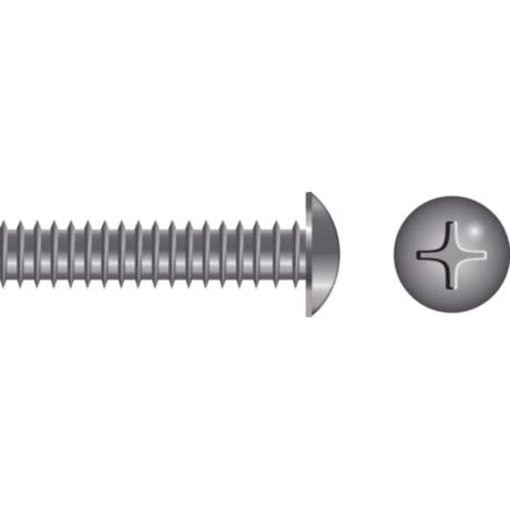 Seachoice Qualifies for Free Shipping Seachoice 1/4-20 x 1" Phillips Truss Head Machine Screw SS 100-pk #00567