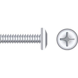 Seachoice Qualifies for Free Shipping Seachoice 1/4-20 x 2" Pan Machine Screw Chrome 25-pk #01814