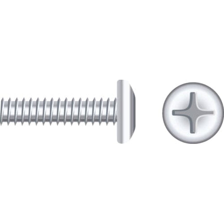 Seachoice Qualifies for Free Shipping Seachoice 1/4-20 x 2" Pan Machine Screw Chrome 25-pk #01814