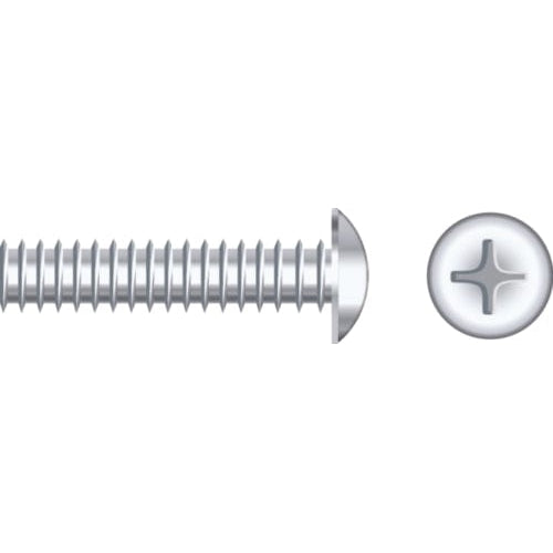 Seachoice Qualifies for Free Shipping Seachoice 1/4-20 x 2" Truss Head Machine Screw Chrome 25-pk #01817