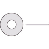 Seachoice Qualifies for Free Shipping Seachoice 1/4" Flat Washer 11/16" OD Nylon 100-pk #01029