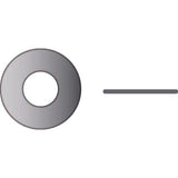 Seachoice Qualifies for Free Shipping Seachoice 1/4" Flat Washer OD 1/2" SS 100-pk #00993