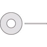 Seachoice Qualifies for Free Shipping Seachoice #10 Flat Washer 7/16" OD Nylon 100-pk #01028