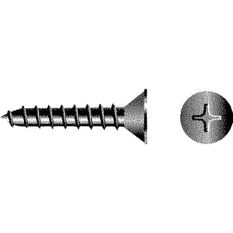 Seachoice Qualifies for Free Shipping Seachoice #10 x 1-1/4" Phillips Flat Tapping Screw 6-pk #59533