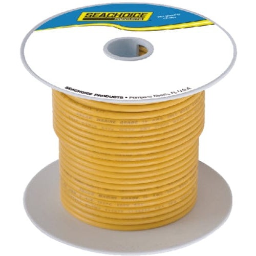 Seachoice Qualifies for Free Shipping Seachoice 12 AWG Marine Wire Yellow 100' #63087