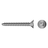 Seachoice Qualifies for Free Shipping Seachoice #12 x 1-1/2" Square Flat Sheet Metal Screw SS 50-pk #01163