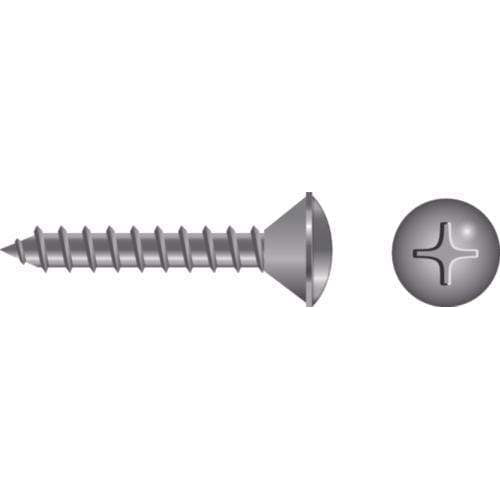 Seachoice Qualifies for Free Shipping Seachoice #12 x 3/4" Phillips Oval Sheet Metal Screw SS 100-pk #00818