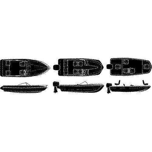 Seachoice Qualifies for Free Shipping Seachoice 14-16' V-Hull Runabout Boat Cover #97321