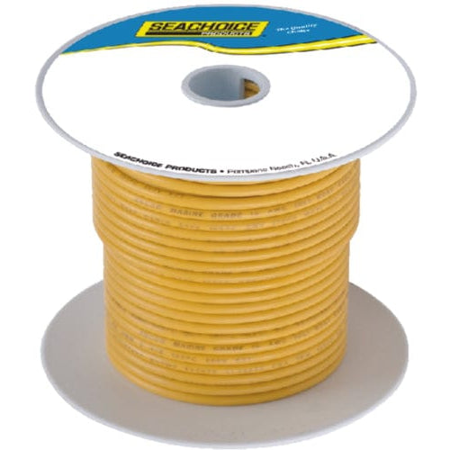 Seachoice Qualifies for Free Shipping Seachoice 14 AWG Marine Wire Yellow 100' #63107