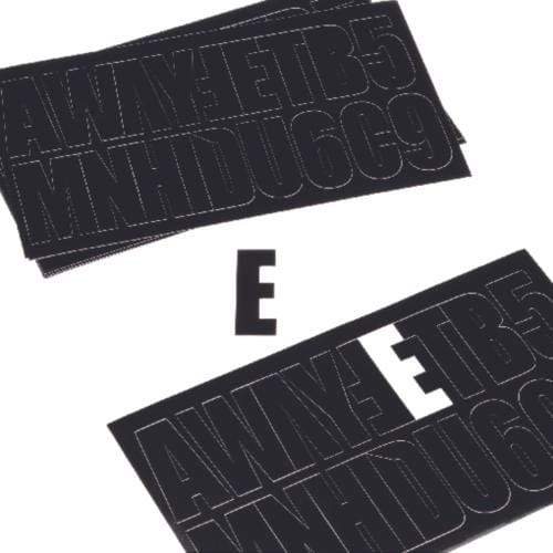 Seachoice Qualifies for Free Shipping Seachoice 148-Piece Letter & Number Kit Black #77111