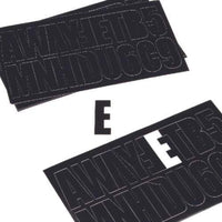 Seachoice Qualifies for Free Shipping Seachoice 148-Piece Letter & Number Kit Black #77111