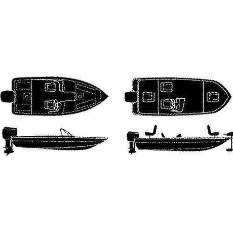 Seachoice Qualifies for Free Shipping Seachoice 16-18' Fish & Ski Boat Cover #97311