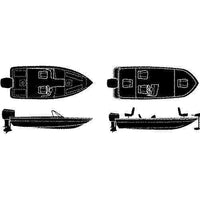 Seachoice Qualifies for Free Shipping Seachoice 16-18' Fish & Ski Boat Cover #97311
