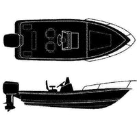 Seachoice Qualifies for Free Shipping Seachoice 18'6 V-Hull Center Console Boat Cover #97761