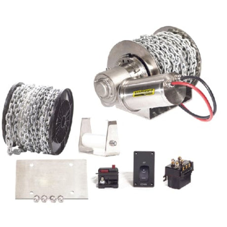 Seachoice Not Qualified for Free Shipping Seachoice 2000 SS Drum Winch Package #53727