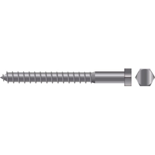 Seachoice Qualifies for Free Shipping Seachoice 3/8" x 2-1/2" Lag Screw SS 10-pk #00188