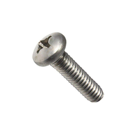 Seachoice Qualifies for Free Shipping Seachoice 6-32 x 1/2" Phillips Pan Machine Screw SS 100-pk #00437