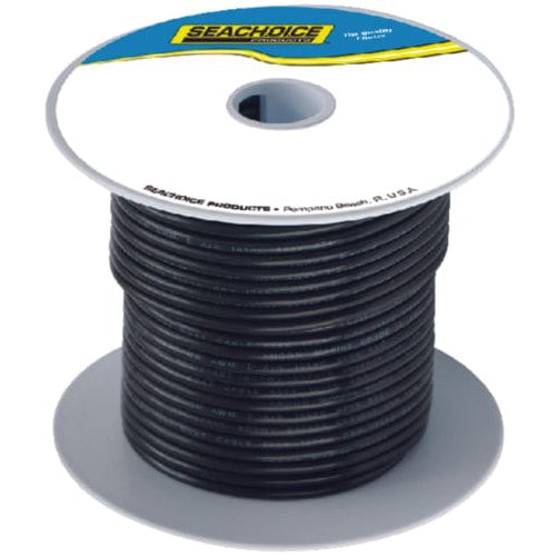 Seachoice Qualifies for Free Shipping Seachoice 6 AWG Marine Wire Black 100' #63043