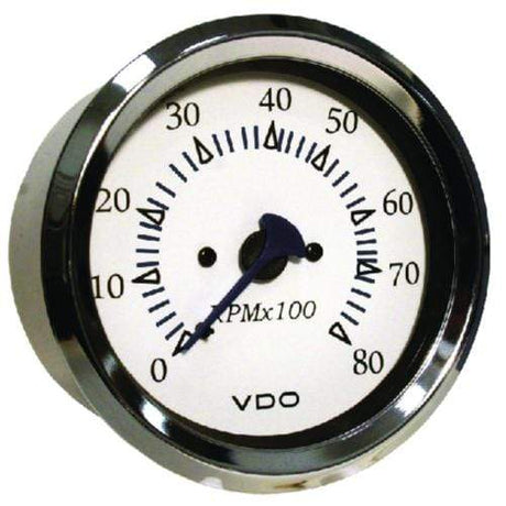 Seachoice Qualifies for Free Shipping Seachoice 8000 RPM Tach Outboard Chrome/White #15161