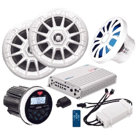 Seachoice Qualifies for Free Shipping Seachoice Audio Package Square Gauge Style 2 Speakers White #72125